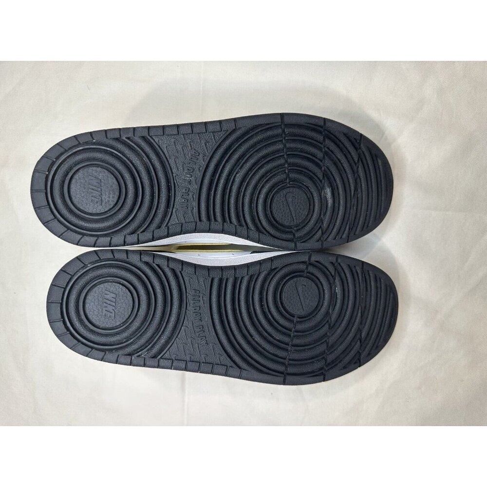 Nike Court Borough Low 2 Gray White and Yellow Smiley (GS) DO6688-100 Size 5.5YU - Picture 8 of 8
